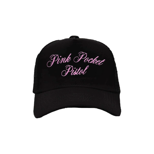 PINK POCKET PISTOL HAT (BLACK)