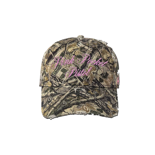 PINK POCKET PISTOL HAT (CAMO)