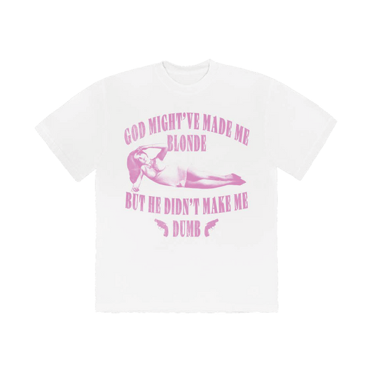 MADE ME BLONDE TEE (WHITE)